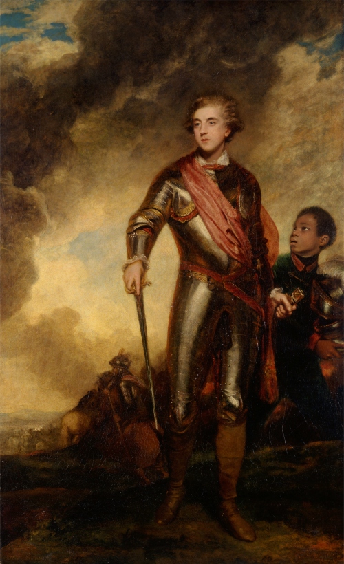 Charles Stanhope, third Earl of Harrington, and a Servant (1782), by Sir Joshua Reynolds